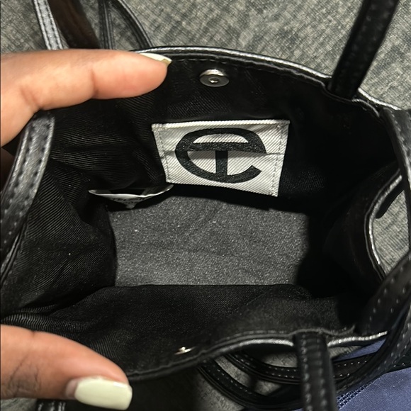 Telfar Black Mini Shopping Bag - Picture 3 of 4